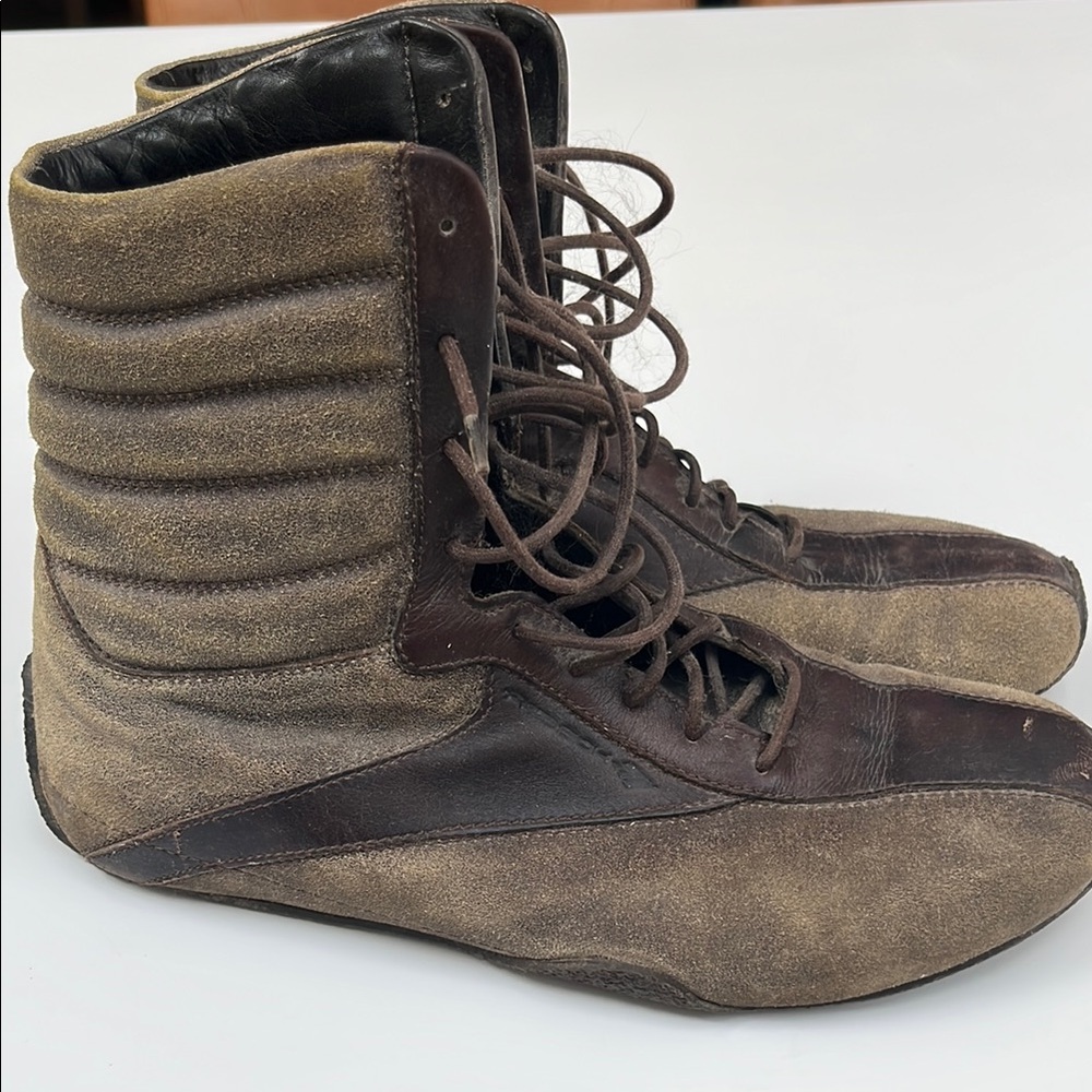 Reebok Brown High-Top Shoes